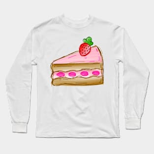 Strawberry Cake Long Sleeve T-Shirt